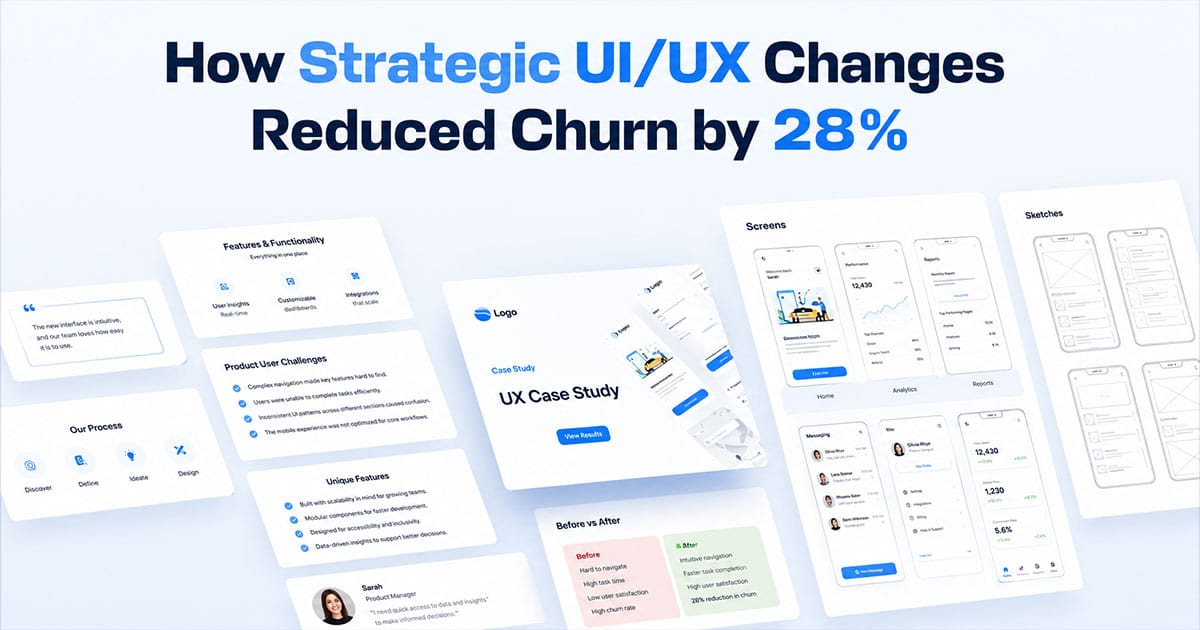 how strategic ui/ux changes reduced churn