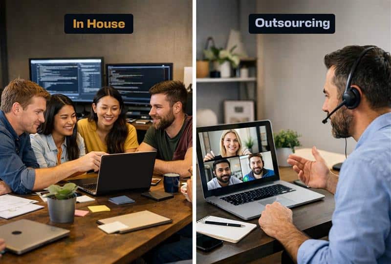 in house vs outsource