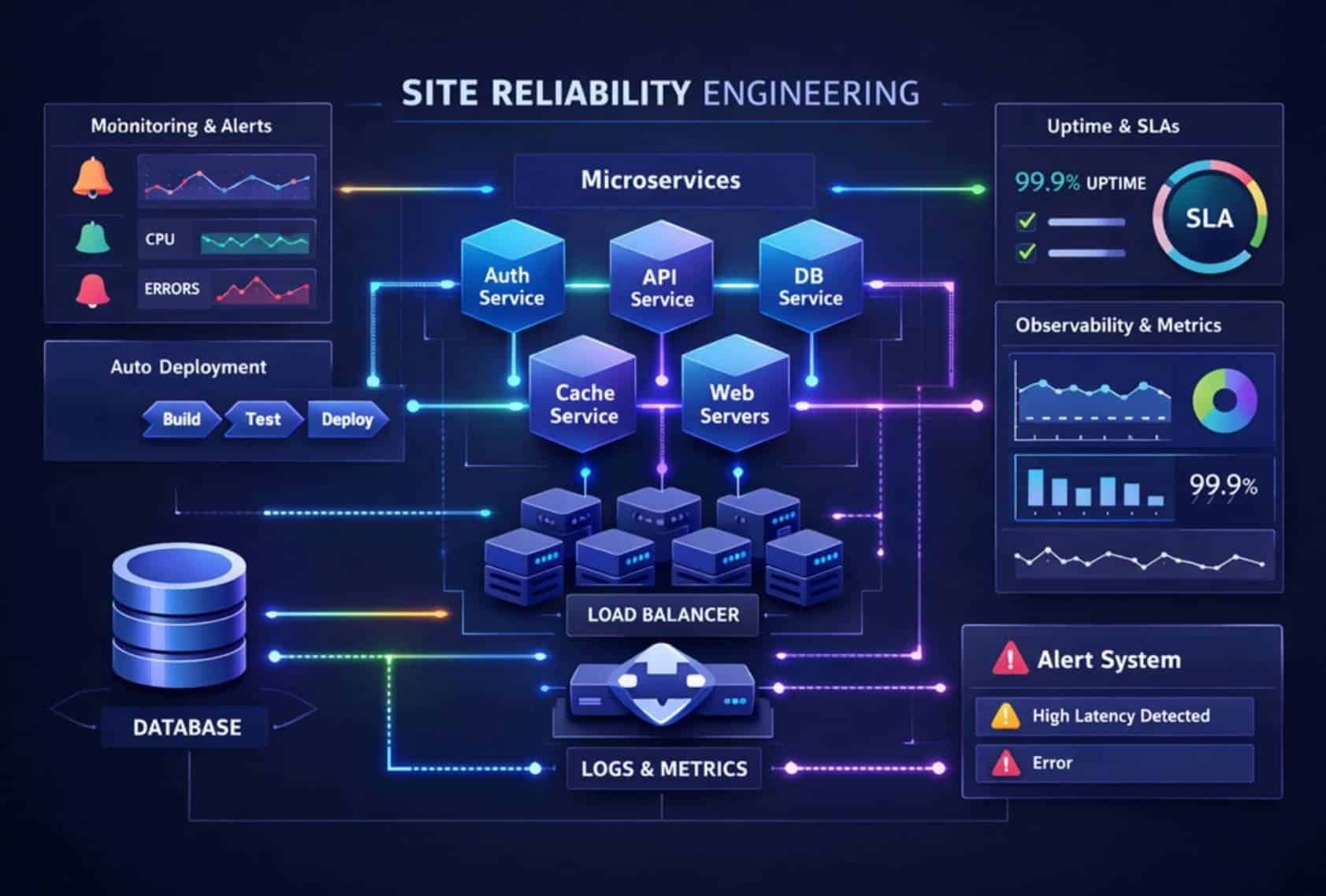 Site Reliability Engineering SaaS Framework