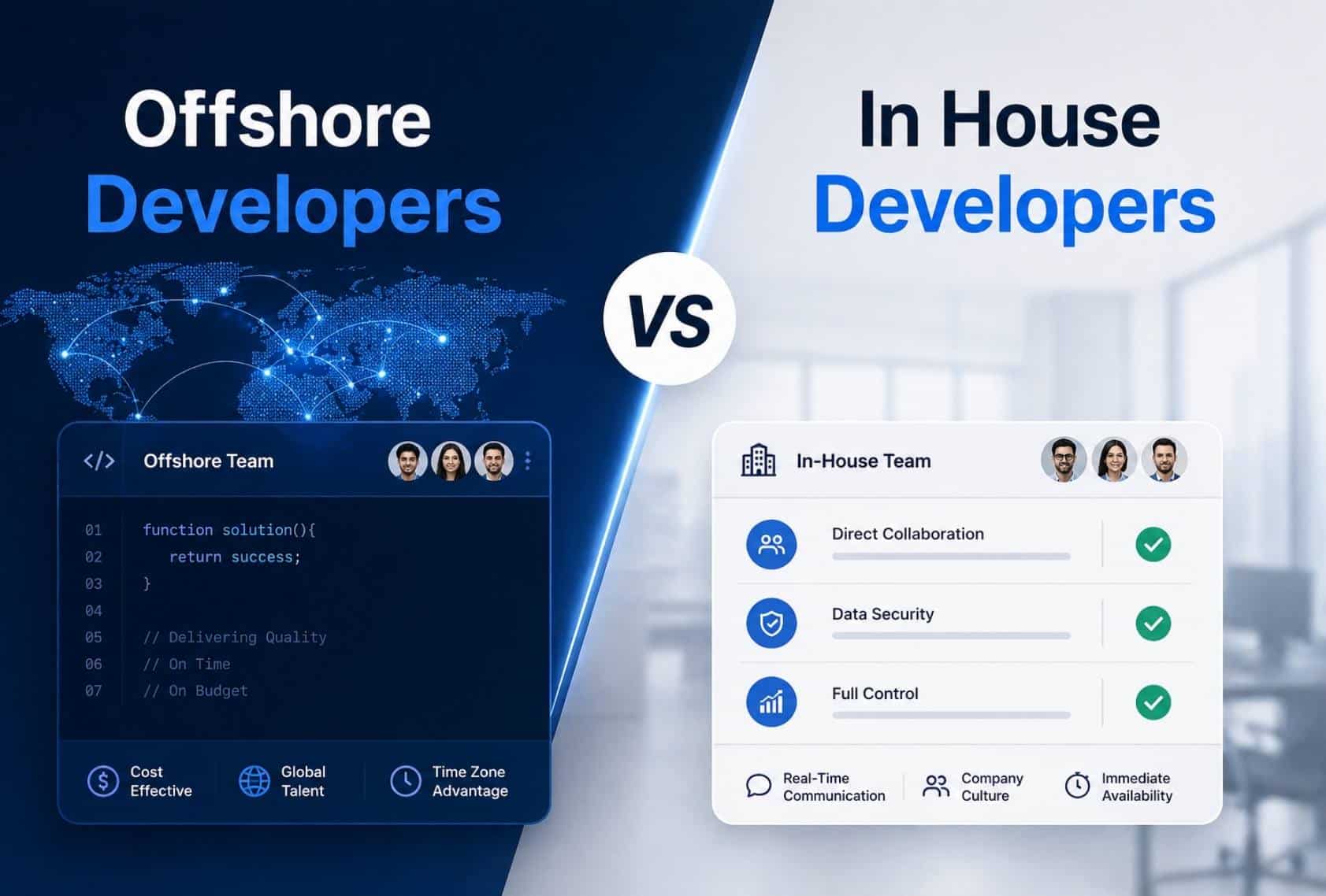 Offshore Developers Vs In House Developers