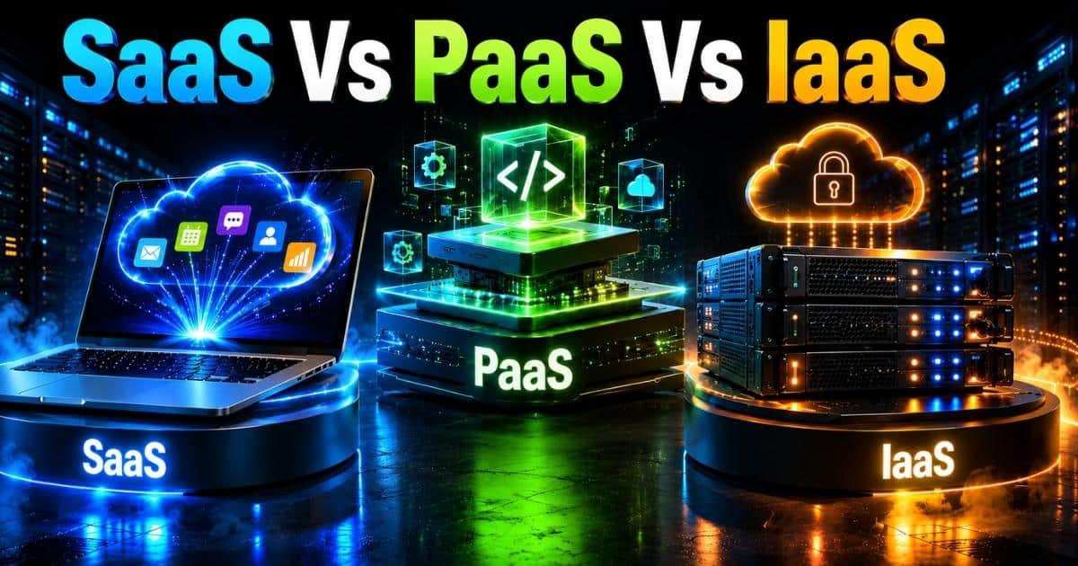 SaaS Vs PaaS Vs IaaS