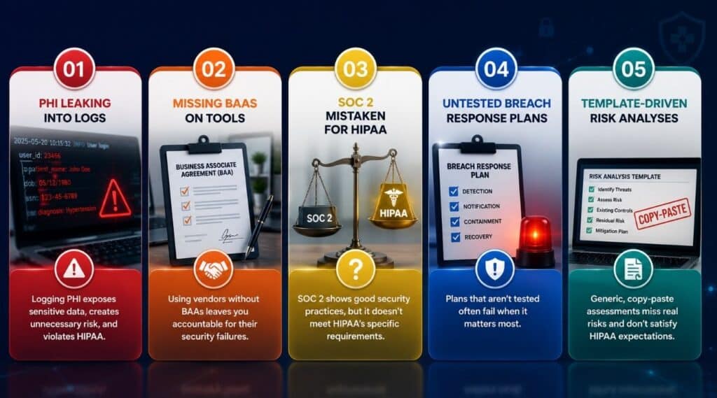 Common Mistakes That Cause HIPAA Violations